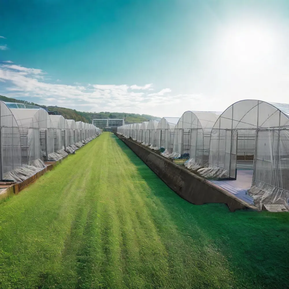 イチゴと農場のための大型の新しい農業温室