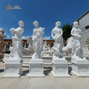 トレヴィの等身大像アートストーンガーデン屋外大理石彫刻四季像 - Product Image 3