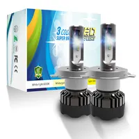 Mini ampoules de voitures Led, phares de voiture en 3 couleurs, puce E380 CSP, H7 9005 H11 H4, 30W