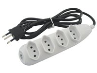 Multisocket Power Socket Extension De 5 Tomadas 10A 250V ~ Multi-socket