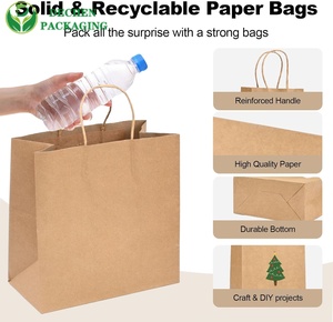Paper Grocery Bags With Handles Bulk