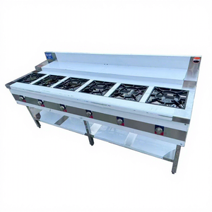 Serie de cocina de acero inoxidable VICTORY KITCHEN, estufa, olla, estufa, Serie de rango Wok para otros suministros de restaurante de Hotel - Product Image 1