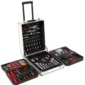 ชุดเครื่องมือประแจซ็อกเก็ตเหล็กคาร์บอน186ชิ้นจากเยอรมันแบบมืออาชีพ - Product Image 1