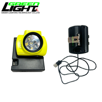 Lampes minières LED rechargeables avec indice d'étanchéité IP68, charge USB et angle d'éclairage réglable pour l'éclairage minier