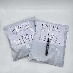 Custom Logo White Mailer Shipping Packaging Mailing Bags <b>Large</b> <b>Extra</b> <b>Large</b> 14.5x19 19x24 Poly Bags - Product Image 2
