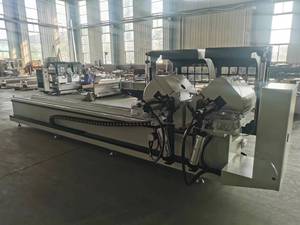 Cnc đôi đầu miter 45 và 90 độ cắt Saw nhôm cửa sổ máy cắt hai đầu chính xác Saw - Product Image 4
