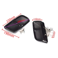 Embout d'échappement de voiture DEX pour Land Rover Range Rover 2018-2022 tuyau de silencieux d'échappement Quad en acier inoxydable SVR buse d'échappement carrée