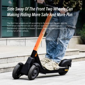 YIMI 2026 Nuevo Scooter Eléctrico Compartido <span class=keywords><strong>de</strong></span> 3 Ruedas con GPS, Control por Aplicación, Batería Intercambiable, Resistente al Agua, Neumáticos Sólidos, Amortiguación y Aluminio - Product Image 3
