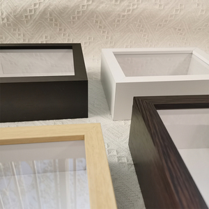 Factory Wholesale 2 Inch Deep Shadow Box <strong>Frames</strong> with Glass <strong>8</strong> <strong>X</strong> <strong>8</strong> White Shadow Box <strong>Frames</strong> - Product Image 6