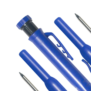 Lápiz de carpintero sólido con recambios, marcador de lápiz mecánico de agujero profundo, afilador incorporado para arquitectura de carpintería - Product Image 6