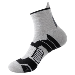 Tùy Chỉnh Người Đàn Ông Của Bóng Rổ Giữa Bê Vớ Khăn Dưới Chạy Sốc Hấp Thụ Chống-Mùi Vớ Thể Thao Bán Buôn - Product Image 3