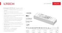 Fuente de Alimentación DALI de 12W de Corriente Constante con NFC, Especificaciones Estadounidenses, Comando NFC Completo, Programable por Inducción de Campo Cercano