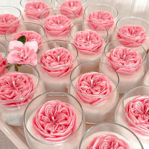 KLS Marque privée <span class=keywords><strong>de</strong></span> luxe Parfum décoratif fait à la main Fleur <span class=keywords><strong>de</strong></span> rose Saint Valentin Aromathérapie Cire <span class=keywords><strong>de</strong></span> soja Pot parfumé <span class=keywords><strong>Bougie</strong></span> - Product Image 6