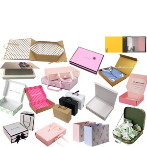 Tùy chỉnh các tông Hộp Quà Tặng vàng đóng dấu logo với <span class=keywords><strong>Ribbon</strong></span> quần áo bao bì hộp - Product Image 5