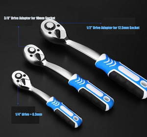 High Quality 216PCS 72 Teeth Pearl Nickel Matte Mechanic <b>Tool</b> Set for Car Auto Motorcycle Bike Repair OEM Customizable 1/2 Inch - Product Image 3