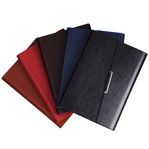 Fournitures de bureau rouge avec bloc-notes et agenda à boutons en métal avec alimentation bankfactory supplypromotional gifts - Product Image 5