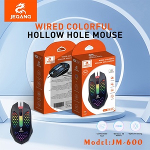 Ratón para juegos con cable, diseño hueco colorido con acabado liso resistente al desgaste para diestros, juegos móviles - Product Image 3