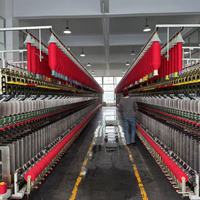 Machine à bobiner à tambour rainuré Kingkangda pour fil fantaisie, vente en gros d'usine, machine textile PLC pour le filage de fibres de coton