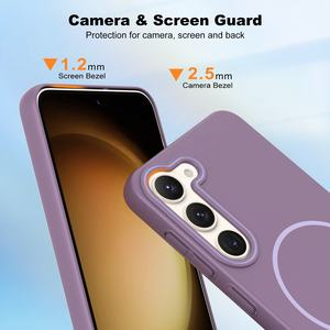 Venta al por mayor Coque <span class=keywords><strong>Smartphone</strong></span> Slim Full Cover PC Wireless Charging Mobilephone Phone Case para Samsung <span class=keywords><strong>Galaxy</strong></span> S23 S24 <span class=keywords><strong>FE</strong></span> S25 Plus - Product Image 5