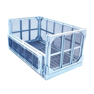 Gran capacidad recipiente de almacenamiento de malla jaula de alambre galvanizado cajas de mudanza - Product Image 3