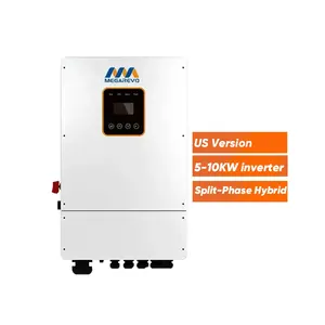 ตลาดสหรัฐอเมริกา Megarevo 8kw 10kw 12kw อินเวอร์เตอร์พลังงานแสงอาทิตย์การเชื่อมต่อแบบขนาน 110 v 240 v แยกเฟสไฮบริดอินเวอร์เตอร์