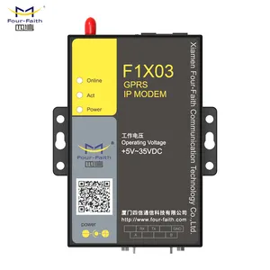 F1X03 Industriel sans fil GPRS/GSM Modems Soutien SMS par Ligne Commutée, RS232 port et APN/VPDN