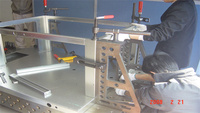 Nouvelle plateforme de travail de soudage 3D YAHANDA, fonctionnement continu, ensemble complet d'accessoires de positionnement, usine de fabrication d'acier inoxydable, 1 an de garantie
