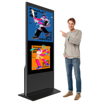 Kiosque publicitaire vertical de haute qualité avec écran tactile pour affichage commercial en magasin