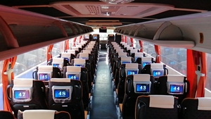 Zhongtong xe buýt xe màn hình đa chức năng máy tính bảng cảm ứng Ghế gắn đa phương tiện tựa đầu hiển thị - Product Image 3