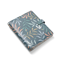 PU-Leder-Notebook-Ring-Bindemaker A5 A6 Budgetplaner mit Tasche persönliches Geld freies Blatt-Bindemaker Planer