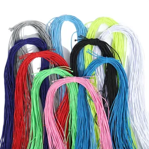 Bandas elásticas multicolores de 0,8mm, <span class=keywords><strong>cord</strong></span>ón de cuero con costura de goma de 23/69 metros para fabricación de joyas de boda, accesorio de ropa de costura DIY - Product Image 3