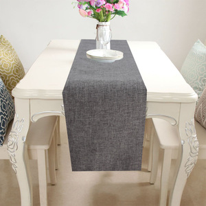 Wholesale Basic Linen-like Style <strong>Table</strong> <strong>Runner</strong> Rustic Farmhouse <strong>Grey</strong> <strong>Table</strong> <strong>Runners</strong> Long Everyday Polyester <strong>Table</strong> <strong>Runner</strong> - Product Image 5