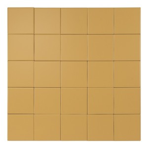 Piastrella Opaca Pure Mustard 10x10 Cm Spessore 6,8 Mm Bordi Irregolari - Product Image 2