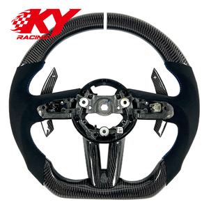 Volante Deportivo de Cuero y Fibra de Carbono para Mazda 3 Axela 6 CX30 CX50 MX30 CX3 CX4 CX5 GT - Product Image 1
