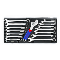 WORKPRO Ensemble d'outils mécaniques 408 pièces, kit d'outils de quincaillerie pour boîte en métal robuste à 3 tiroirs