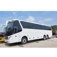 Bus diesel Zhongtong personnalisable Euro II LCK6129D 63 places, moteur avant, neuf, pour l'Afrique