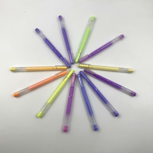 Tragbare Schnelltrocknende Wischfeste Glitzerstifte 12 Farben für Künstler Unterwegs und Outdoor-Kunstveranstaltungen - Product Image 5