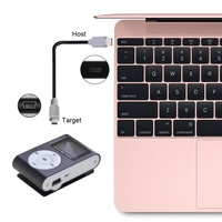 Cable OTG Micro USB Macho a Mini USB Macho de 5 Pines de Alta Velocidad 480Mbps, de PVC, de 0.25m, 0.5m y 1m para Teléfono Móvil, Cámara y Computadora