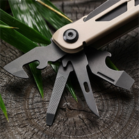 Pince multifonction pliable en acier inoxydable avec embouts de tournevis pour le camping, les réparations en extérieur