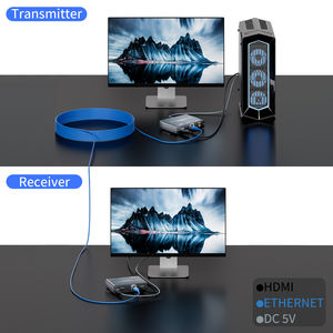 Extensor HDMI SYONG 4K, Transmisor y Receptor de hasta 120 Metros, Salida de Bucle Local IR, Extensor HDMI Uno a Muchos sobre Ethernet - Product Image 6