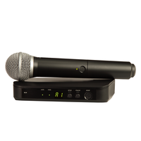 Système de Micro Karaoké Sans Fil UHF BLX24 BETA58 PG58, Microphone Métallique Portable pour Chant et Voix en Direct
