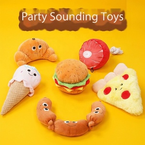 Minerva toptan Plushy gıda tema Bite dayanıklı parti gıcırtılı ses Pet eğlenceli malzemeleri enerji tüketmek köpek ısırma oyuncak - Product Image 2