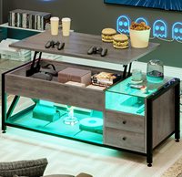 Armoires en bois de haute qualité, design moderne et luxueux, plateau de table basse rond en bois, table basse pour salon, meubles