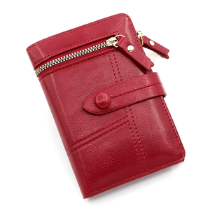 Hot Selling Retro Women's Wallets Wholesale Brands Short Buckle Wallet Pure Color Zipper <b>Coin</b> <b>Purse</b> Wallet for Girls - Product Image 6