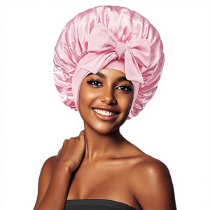 <span class=keywords><strong>Bonnet</strong></span> en satin de luxe pour dormir, <span class=keywords><strong>bonnet</strong></span> en soie pour cheveux bouclés, <span class=keywords><strong>bonnet</strong></span> de nuit doux en satin avec large bande réglable pour femmes - Product Image 1