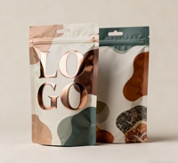 Sacs en plastique refermables à fermeture éclair, imprimés sur mesure, mats, recyclables, debout, résistants à l'humidité, à l'odeur, en mylar, en aluminium, pour bonbons