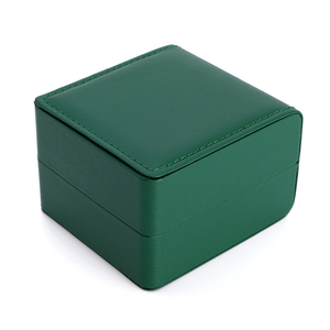 Boîte de rangement pour montres de luxe avec logo personnalisé, à un seul emplacement, en cuir PU - Product Image 6