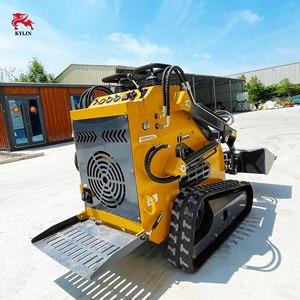 LIVRAISON GRATUITE Chine Engin de terrassement sur chenilles CE/EPA 17KW/HP Mini-chargeuse compacte avec godet, trancheuse et charrue rotative - Product Image 4