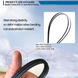 Essuie-glace de pare-brise accessoires de voiture, essuie-glaces de fenêtre, <span class=keywords><strong>lame</strong></span> d'essuie-glace hybride - Product Image 4