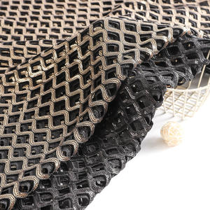 Vestido <span class=keywords><strong>de</strong></span> <span class=keywords><strong>malla</strong></span> con encaje y parte inferior hueca para niñas, con lentejuelas <span class=keywords><strong>de</strong></span> rombos y cuentas bordadas, 100% poliéster, tela Challie, novedad primavera-verano - Product Image 3